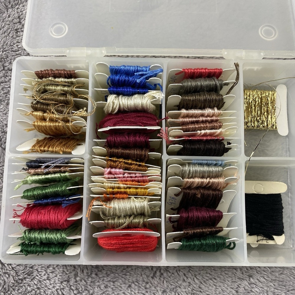 Lot of 50+ Spools of General Sewing Thread Assorted Colors